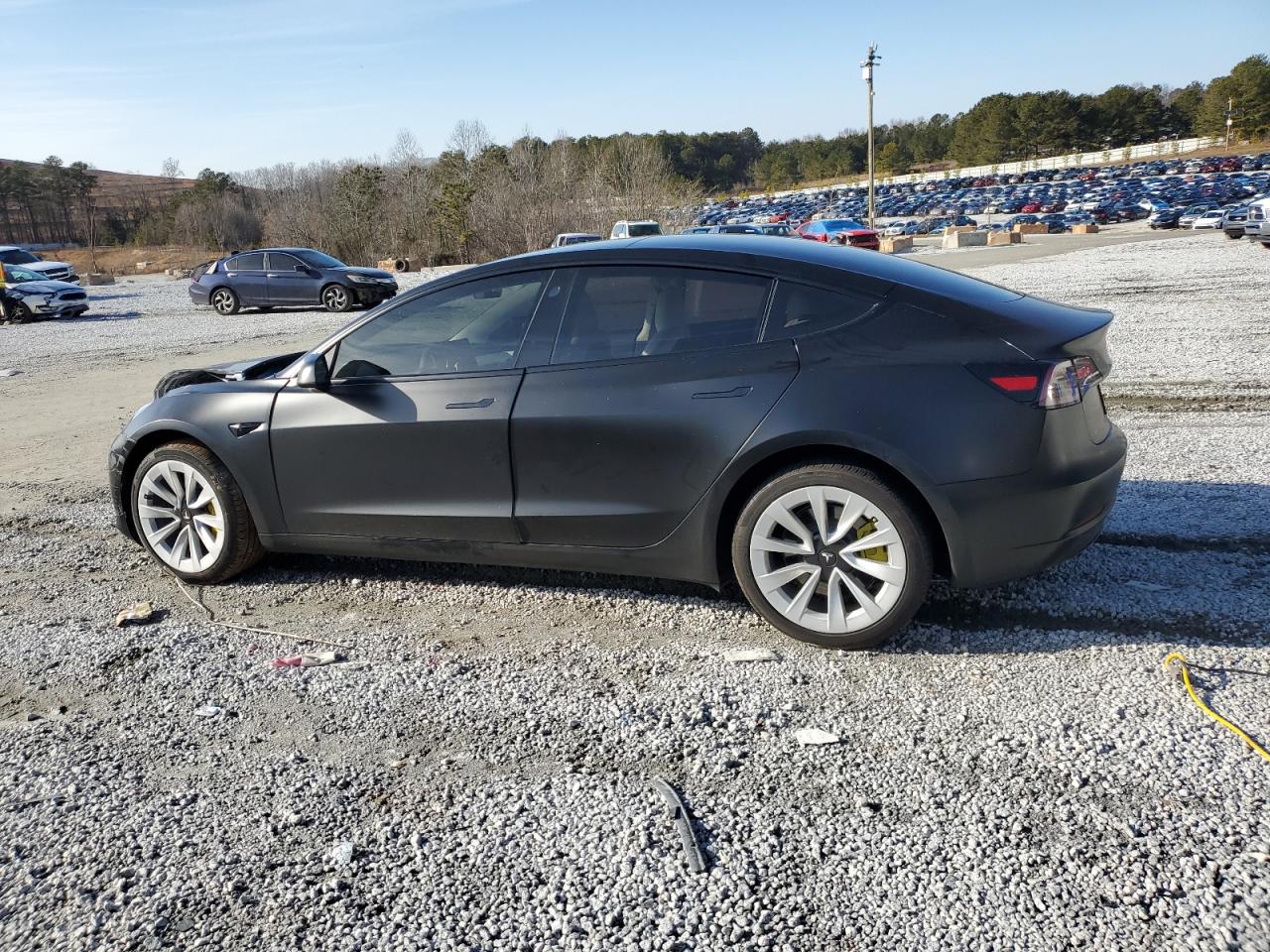 2021 Tesla Model 3 Black vin: 5YJ3E1EA2MF030758