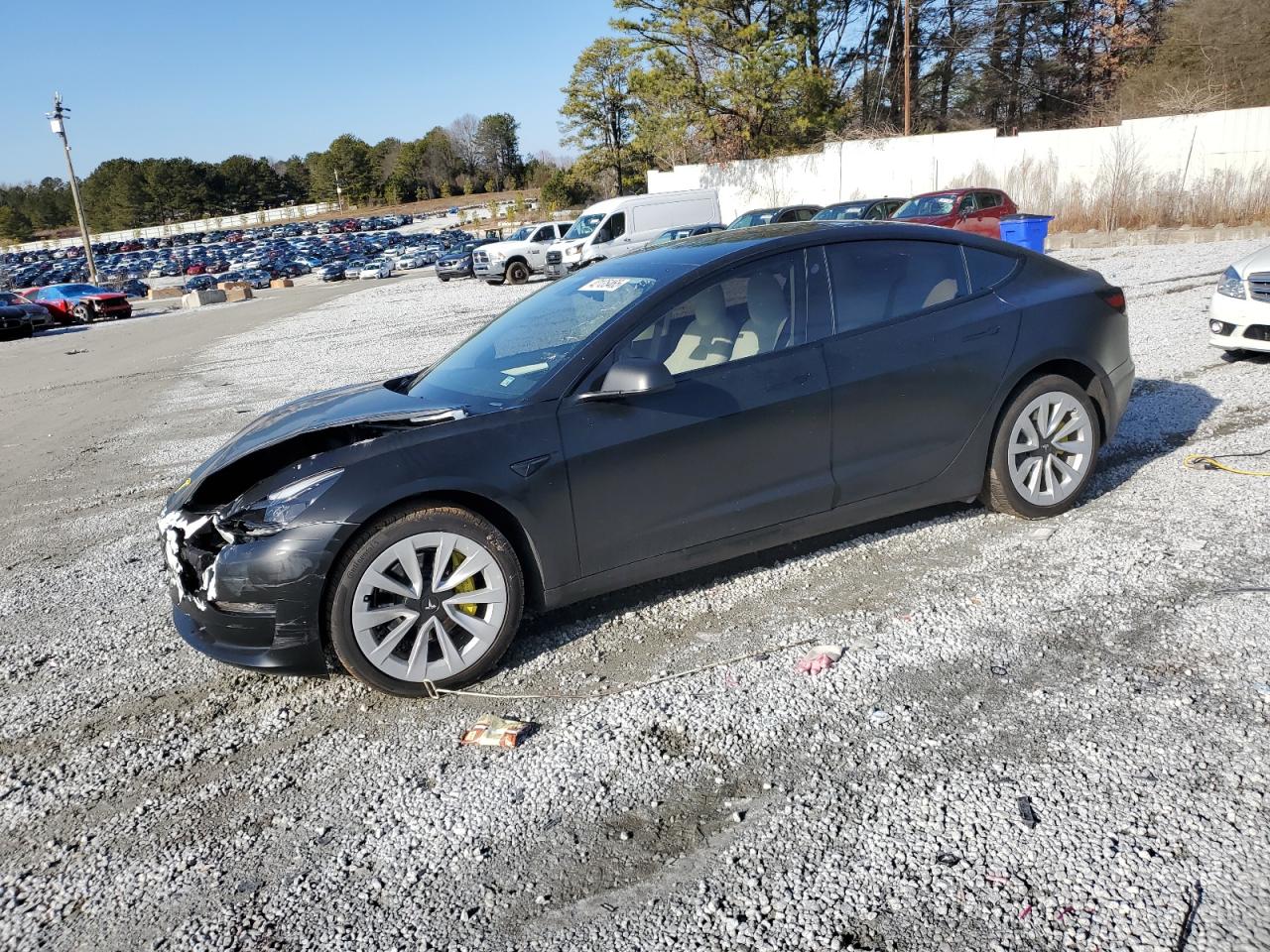 2021 Tesla Model 3 Black vin: 5YJ3E1EA2MF030758