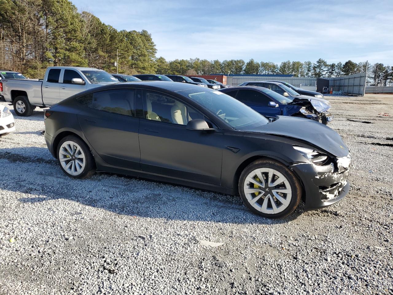 2021 Tesla Model 3 Black vin: 5YJ3E1EA2MF030758