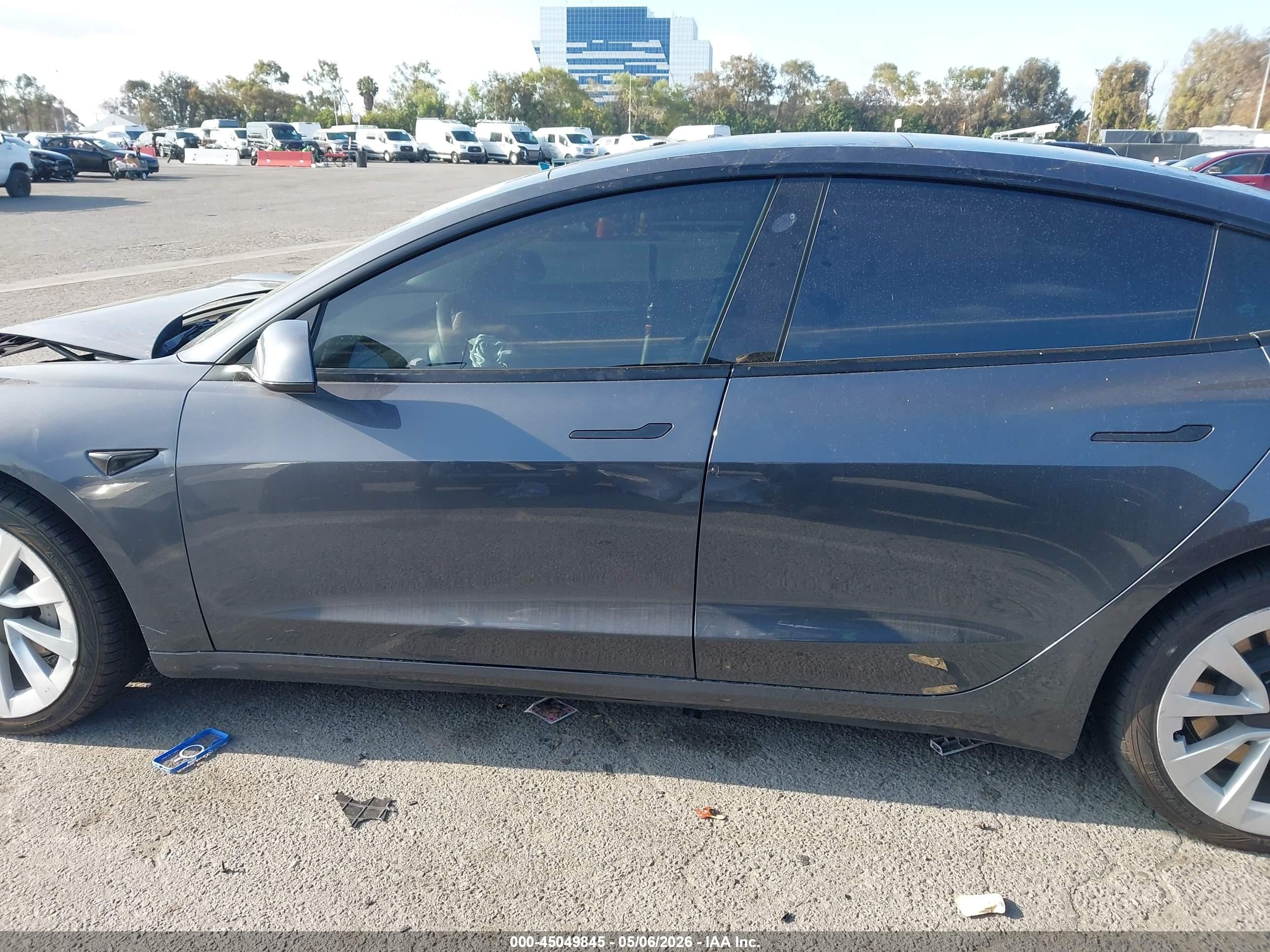 2022 Tesla Model 3 Rear-wheel Drive Серый vin: 5YJ3E1EA2NF234736