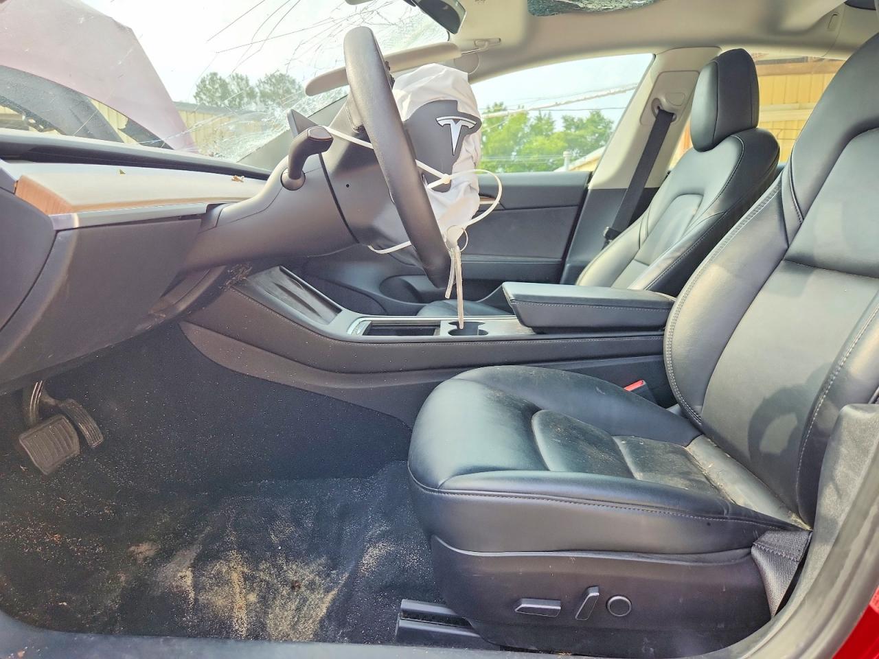 2023 Tesla Model 3 Red vin: 5YJ3E1EA2PF435295