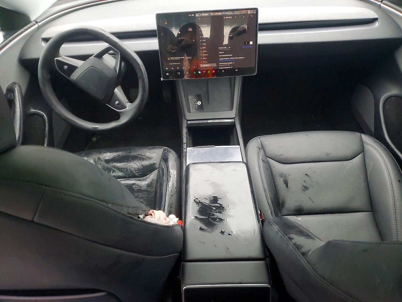 2025 Tesla Model 3 Black vin: 5YJ3E1EA2SF075048