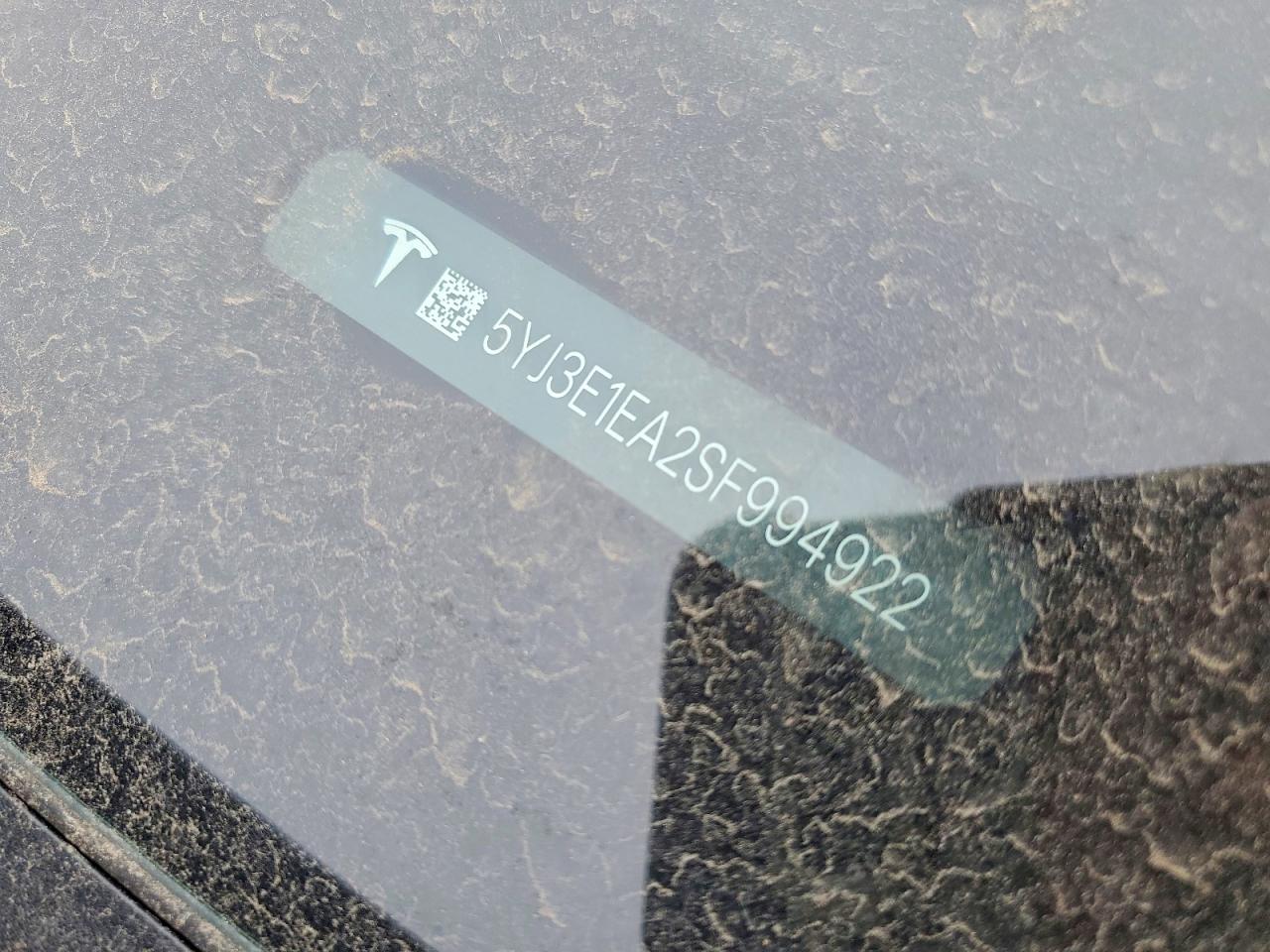 2025 Tesla Model 3 Gray vin: 5YJ3E1EA2SF994922