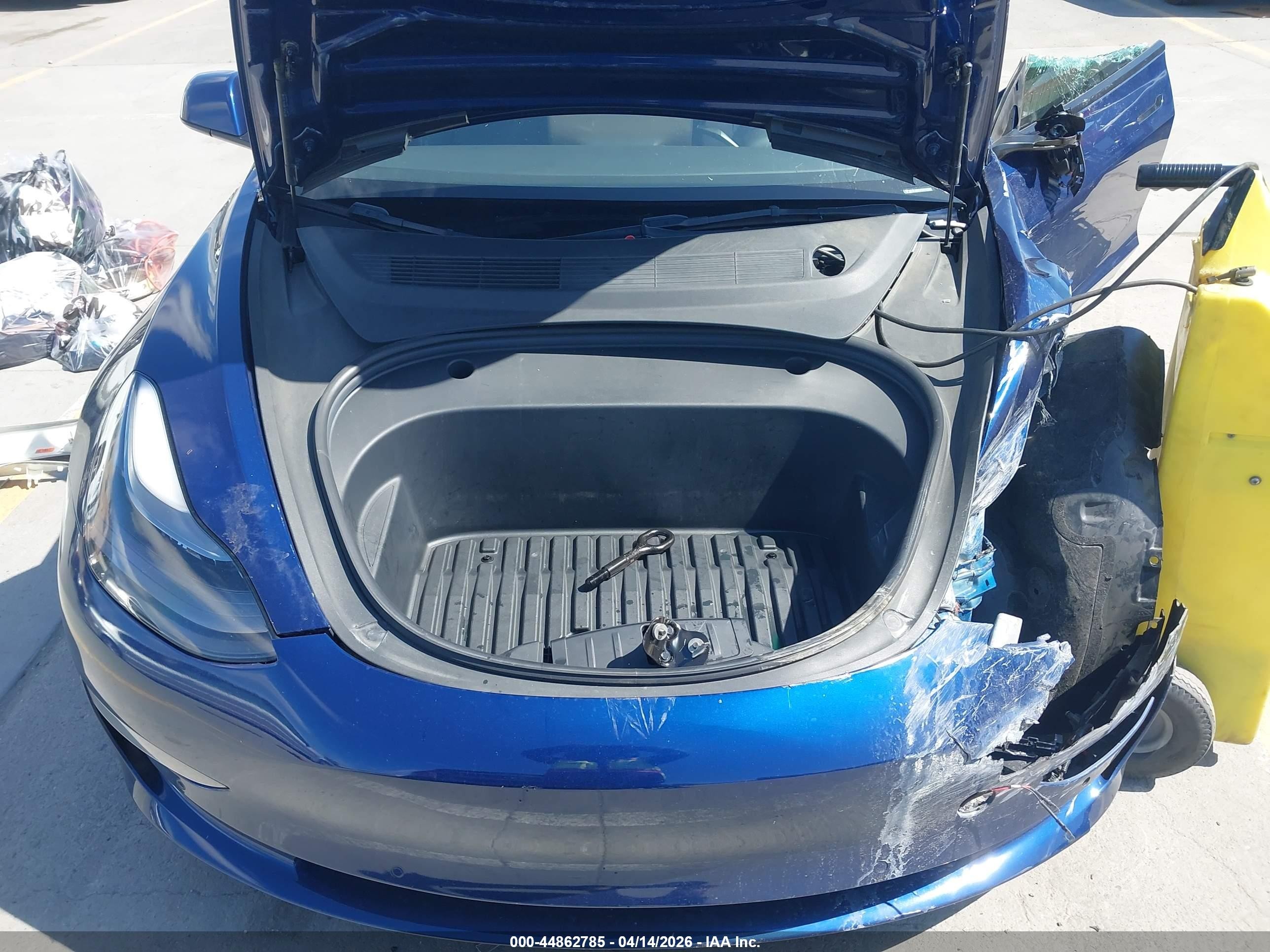 2022 Tesla Model 3 Rear-wheel Drive Синий vin: 5YJ3E1EA3NF143202