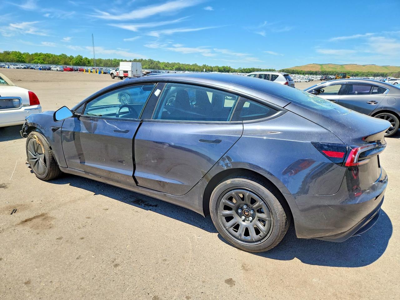 2025 Tesla Model 3 Gray vin: 5YJ3E1EA3SF134530