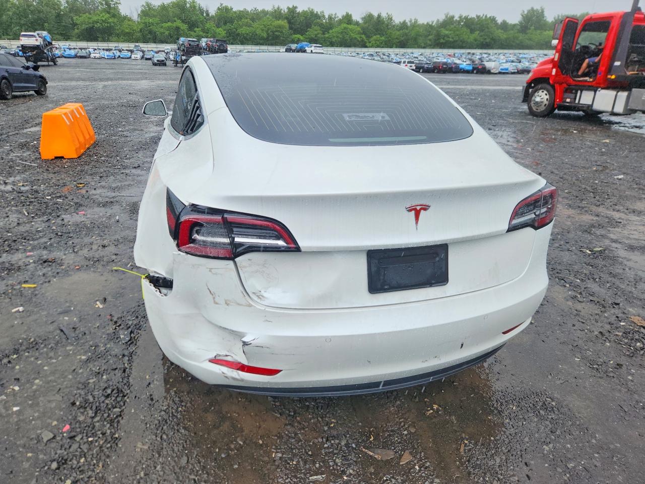 2020 Tesla Model 3 White vin: 5YJ3E1EA4LF792729