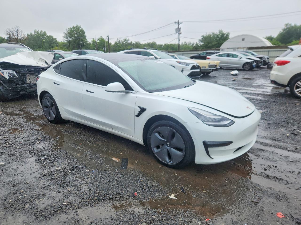 2020 Tesla Model 3 White vin: 5YJ3E1EA4LF792729