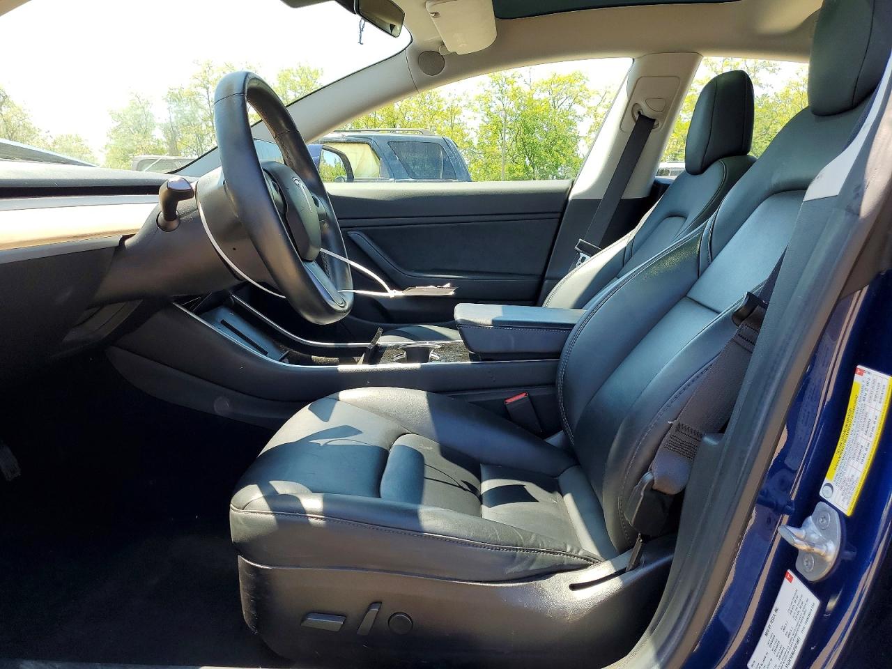 2018 Tesla Model 3 Blue vin: 5YJ3E1EA6JF031861
