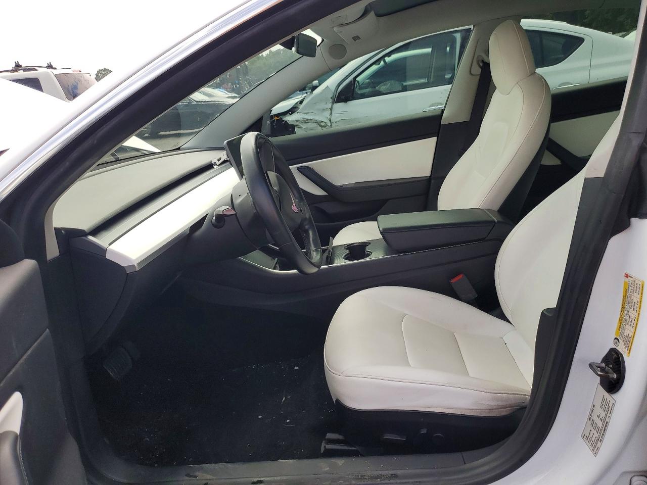 2019 Tesla Model 3 Белый vin: 5YJ3E1EA6KF302080