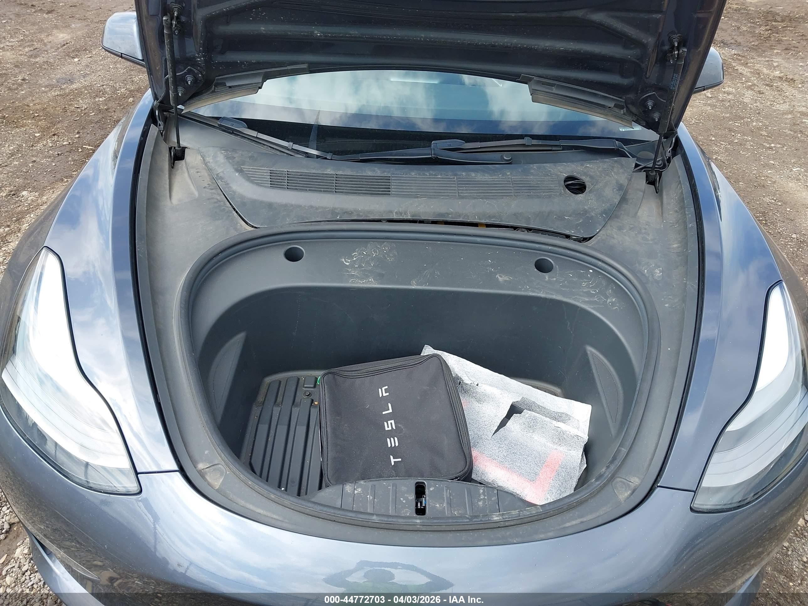 2021 Tesla Model 3 Standard Range Plus Rear-wheel Drive Gray vin: 5YJ3E1EA6MF095502
