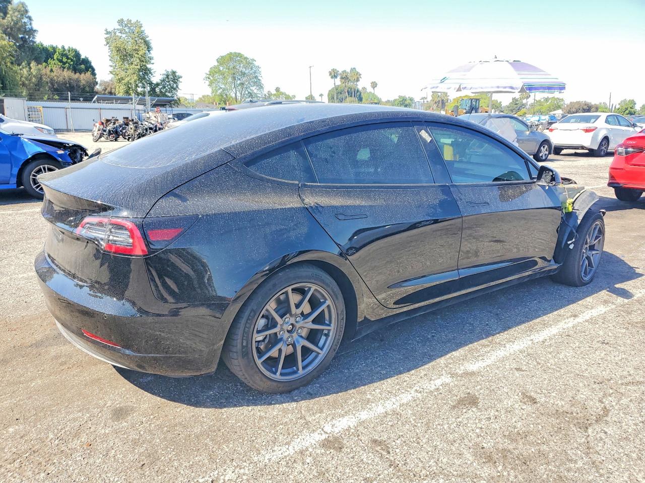 2022 Tesla Model 3 Black vin: 5YJ3E1EA6NF362364