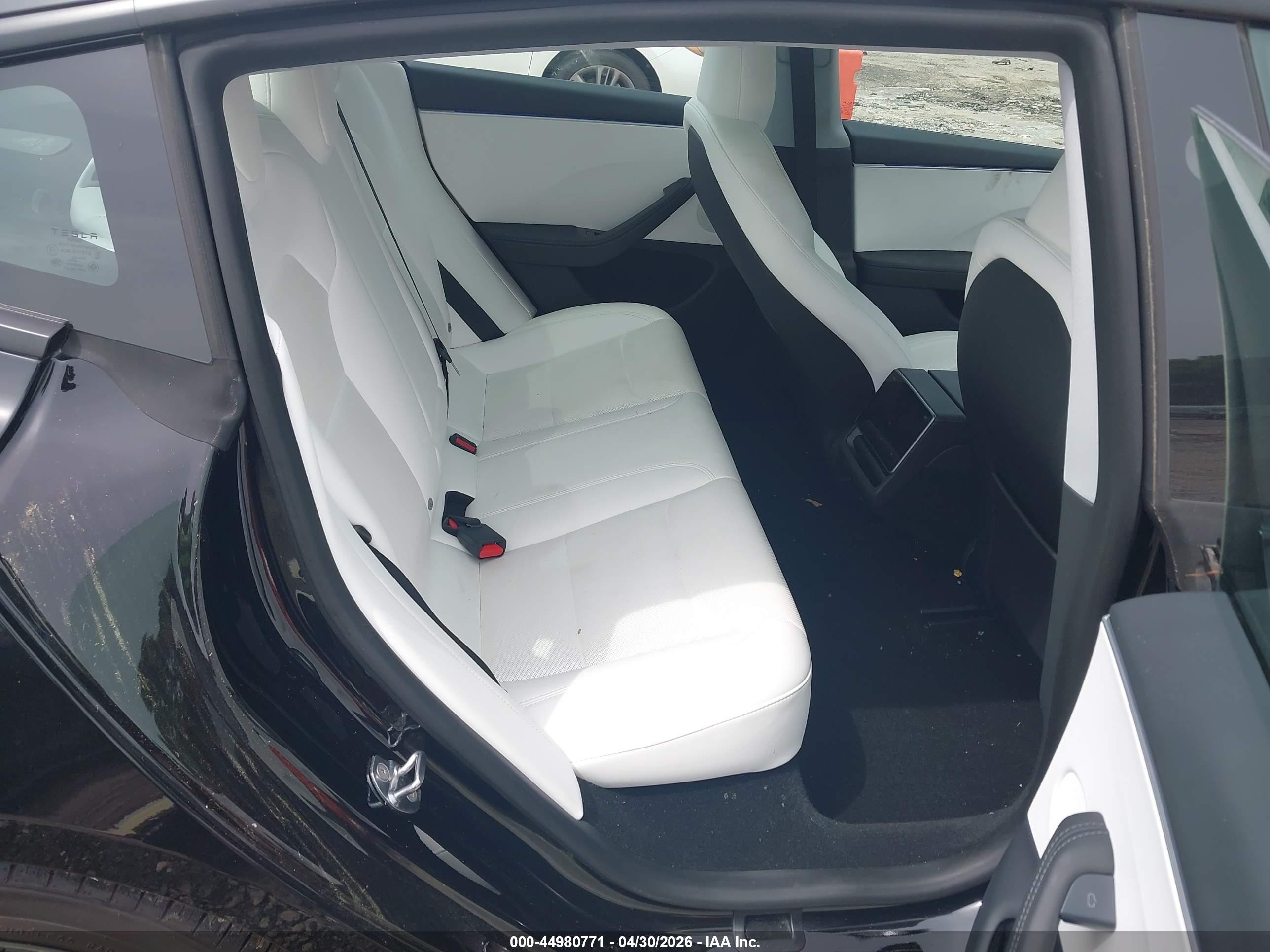 2025 Tesla Model 3 Long Range Rear-wheel Drive/standard Rear-wheel Drive Black vin: 5YJ3E1EA6SF934870
