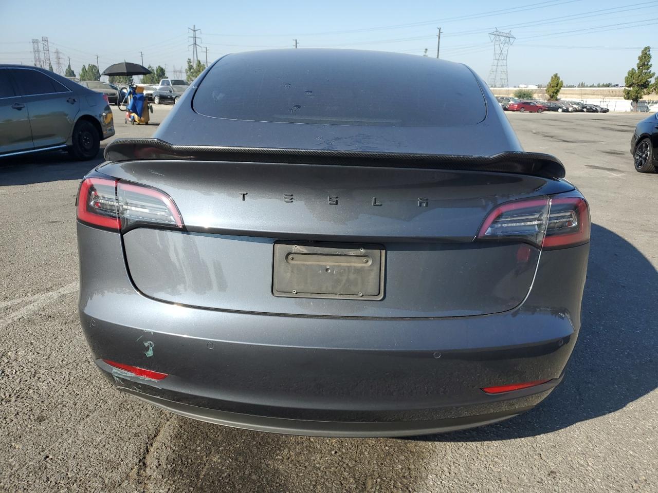 2021 Tesla Model 3 Угольный vin: 5YJ3E1EA7MF003345
