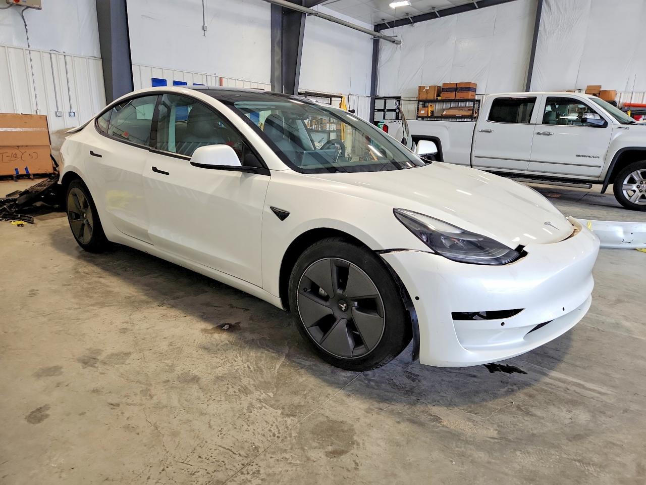 2021 Tesla Model 3 White vin: 5YJ3E1EA7MF027306