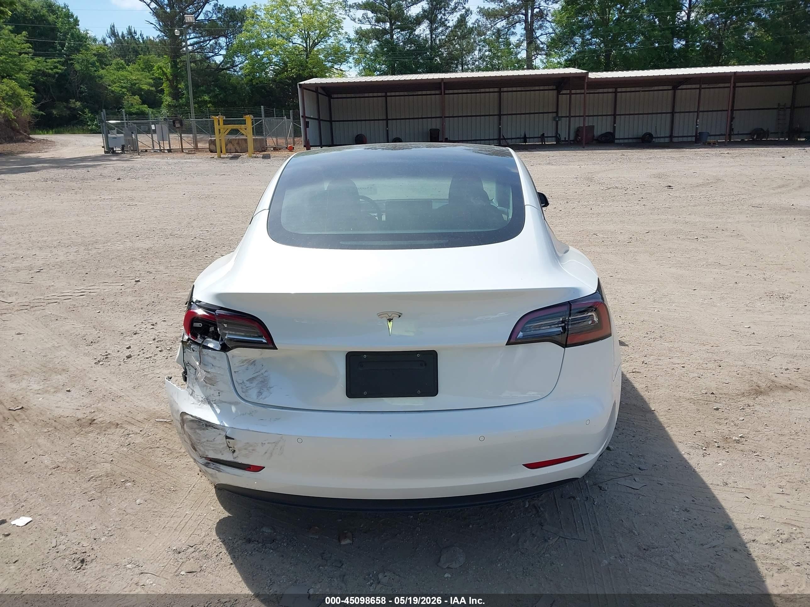 2022 Tesla Model 3 Rear-wheel Drive Белый vin: 5YJ3E1EA7NF331771