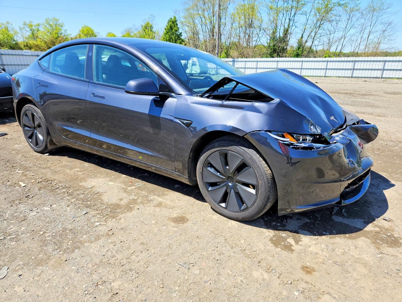 2024 Tesla Model 3 Gray vin: 5YJ3E1EA7RF785993