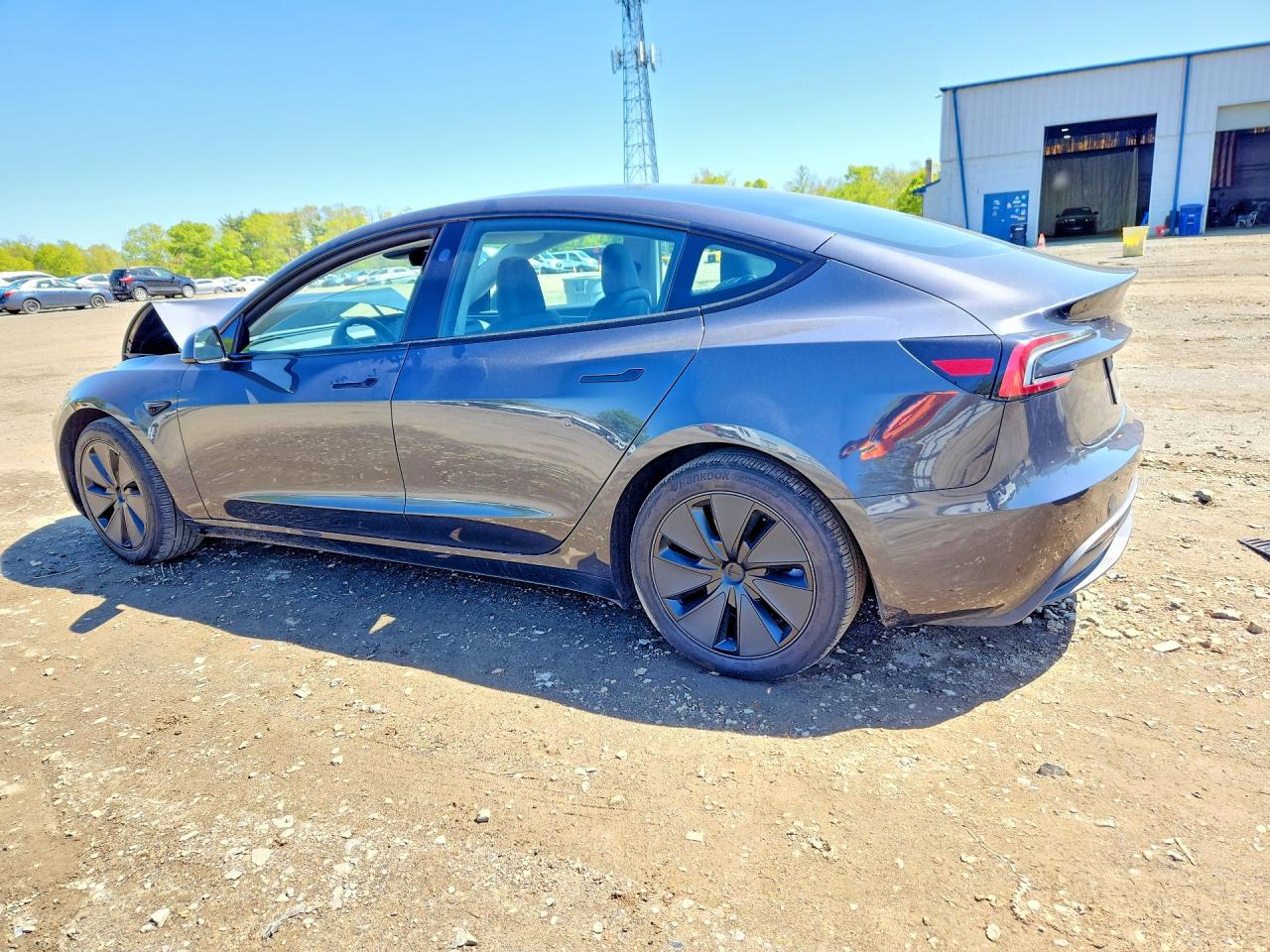 2024 Tesla Model 3 Gray vin: 5YJ3E1EA7RF785993