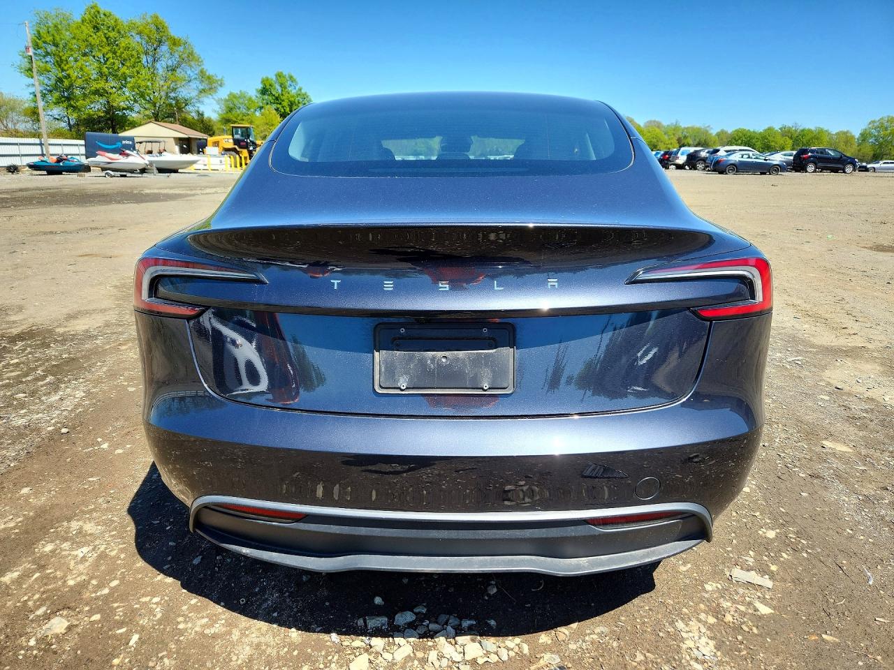 2024 Tesla Model 3 Gray vin: 5YJ3E1EA7RF785993