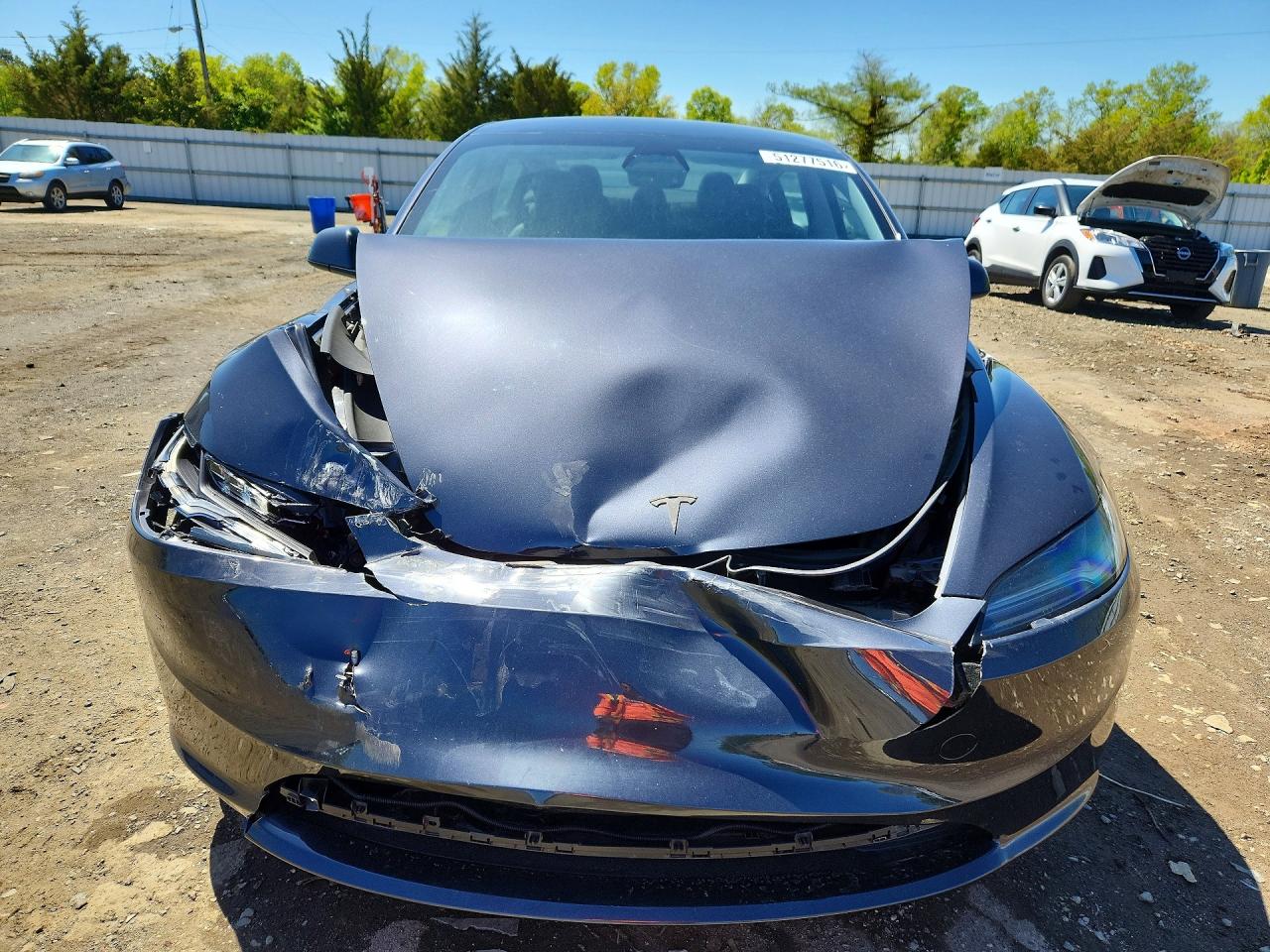 2024 Tesla Model 3 Gray vin: 5YJ3E1EA7RF785993