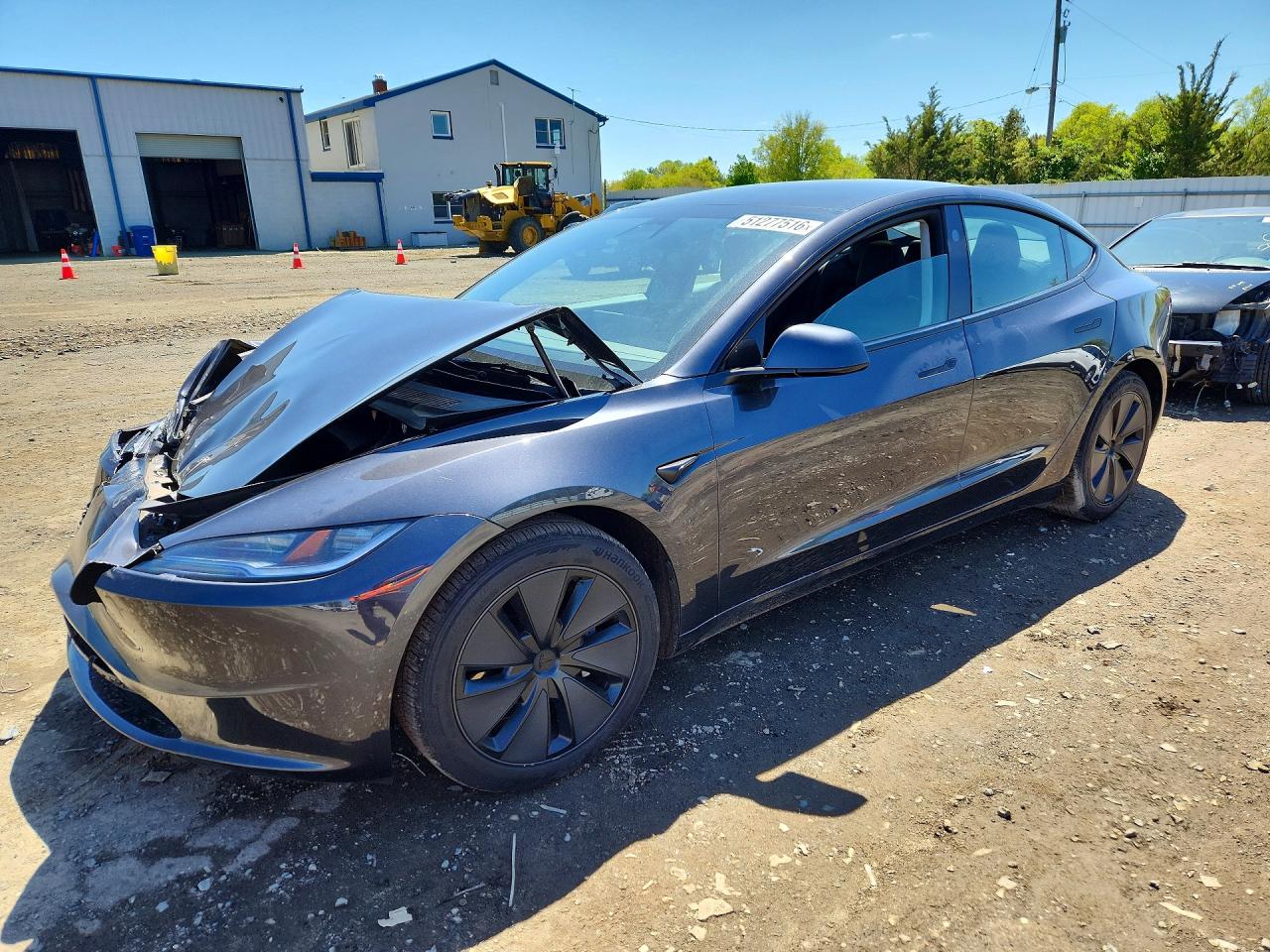 2024 Tesla Model 3 Gray vin: 5YJ3E1EA7RF785993