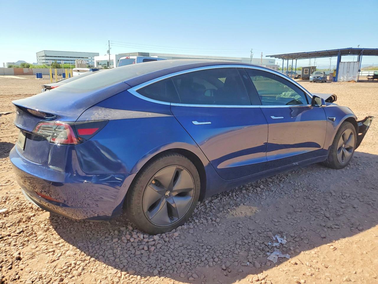 2019 Tesla Model 3 Синий vin: 5YJ3E1EA8KF424925