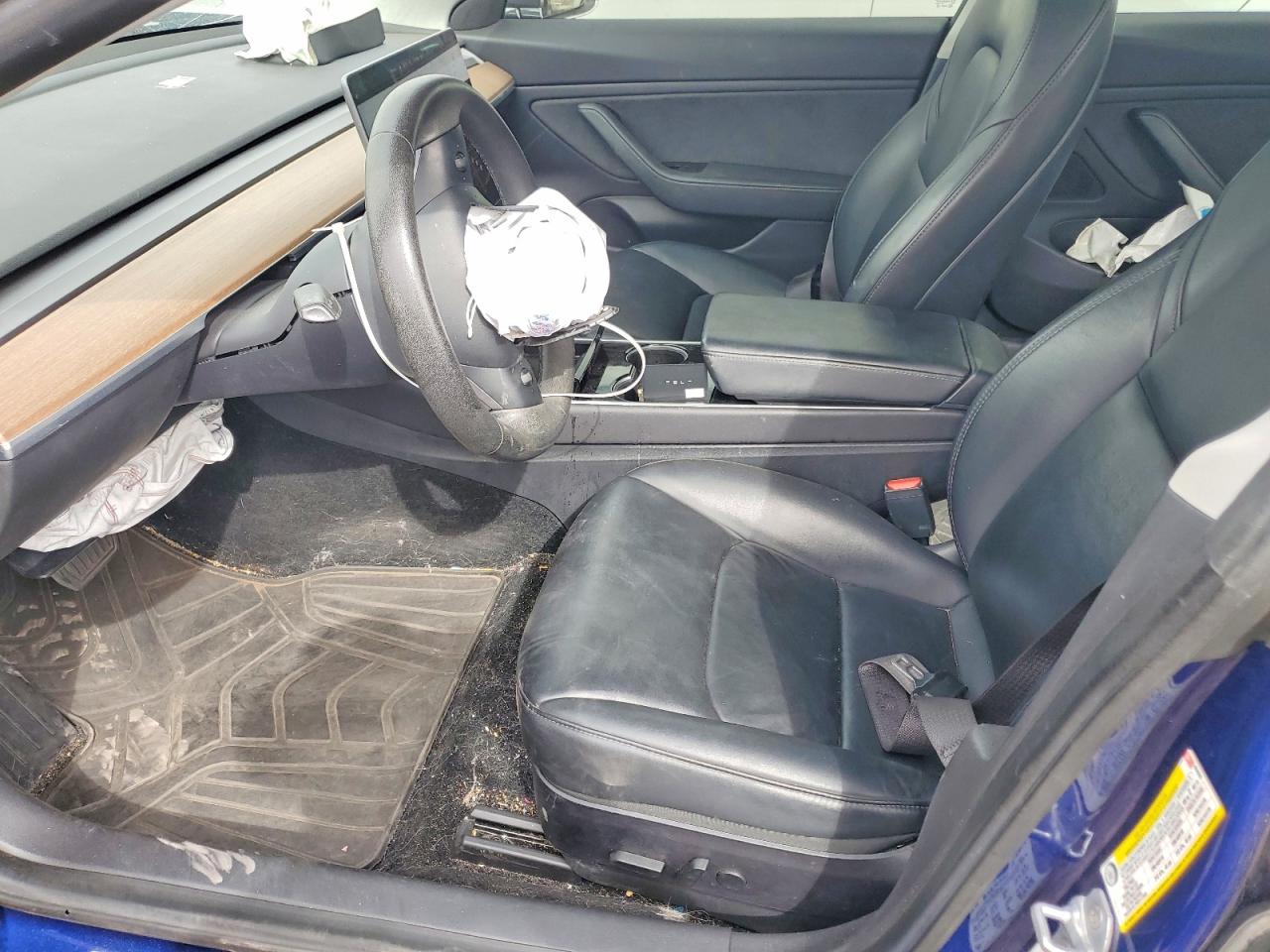 2019 Tesla Model 3 Синий vin: 5YJ3E1EA8KF424925