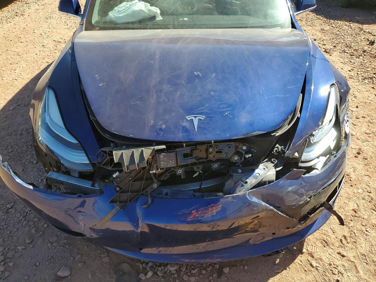 2019 Tesla Model 3 Синий vin: 5YJ3E1EA8KF424925