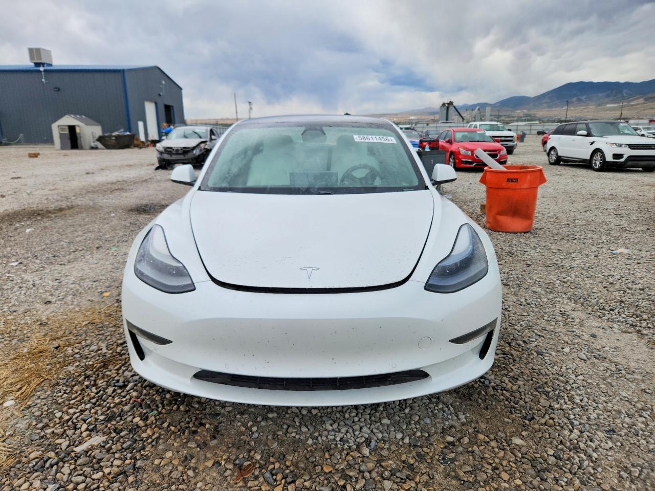 2021 Tesla Model 3 Белый vin: 5YJ3E1EA8MF989887