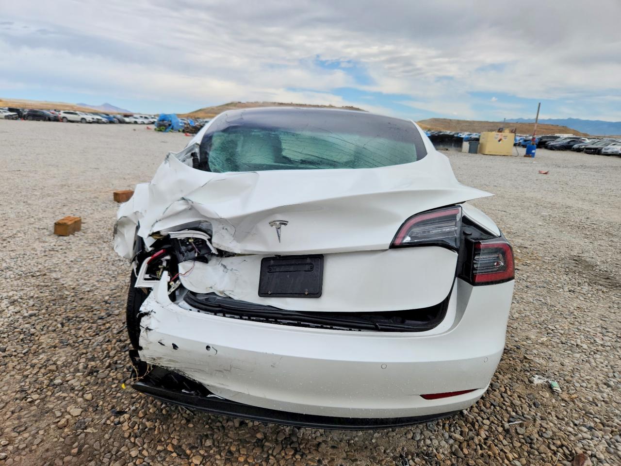 2021 Tesla Model 3 Белый vin: 5YJ3E1EA8MF989887