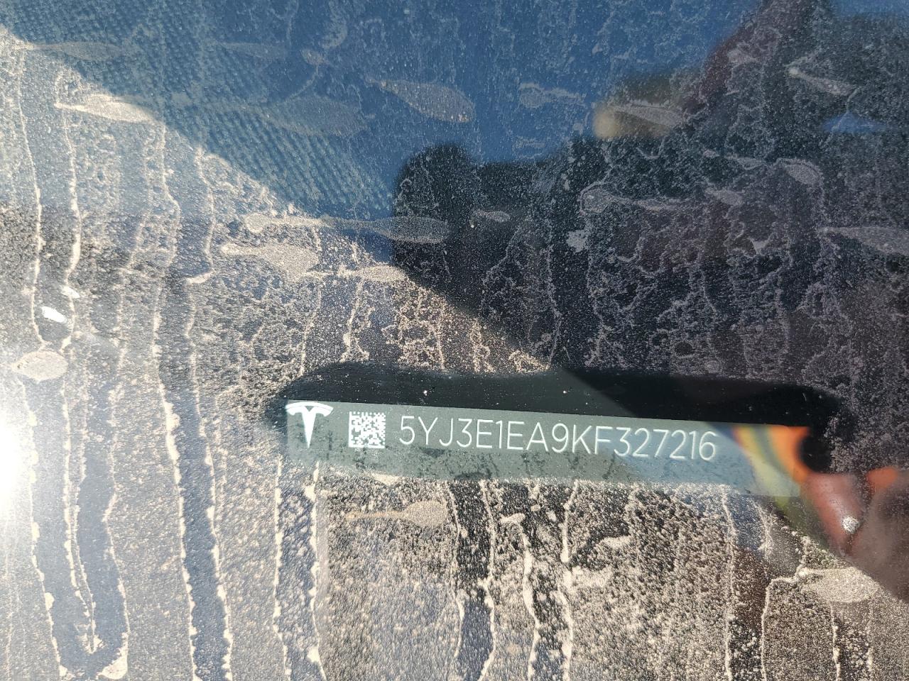 2019 Tesla Model 3 Blue vin: 5YJ3E1EA9KF327216