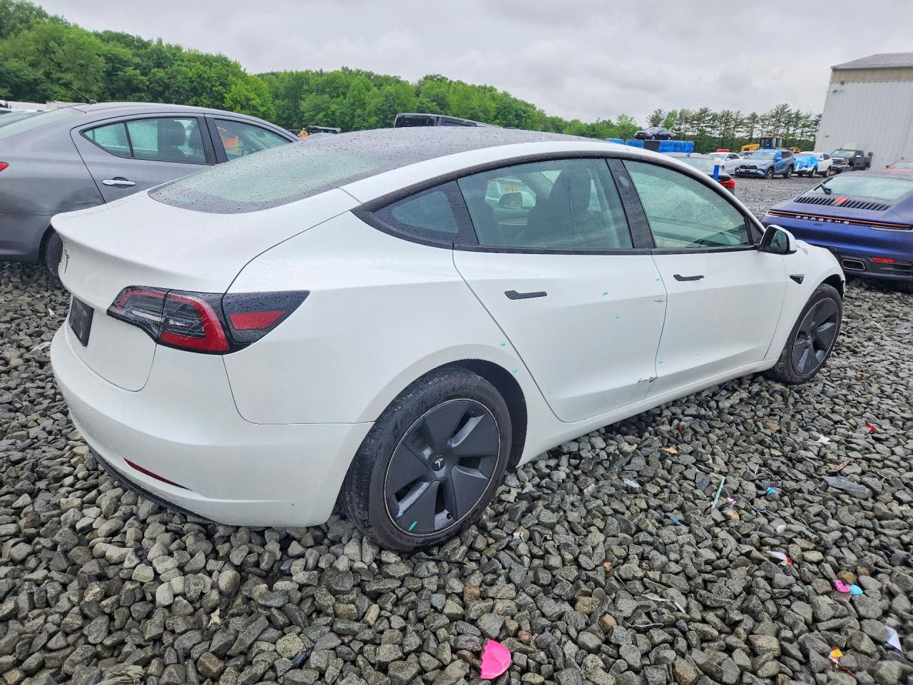 2023 Tesla Model 3 Белый vin: 5YJ3E1EA9PF574596