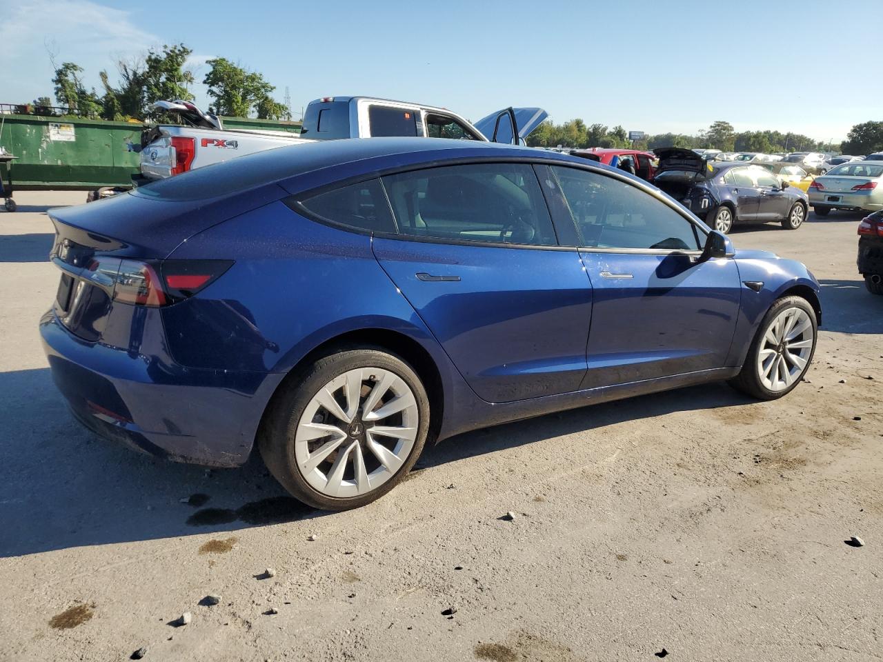 2023 Tesla Model 3 Синий vin: 5YJ3E1EA9PF587302