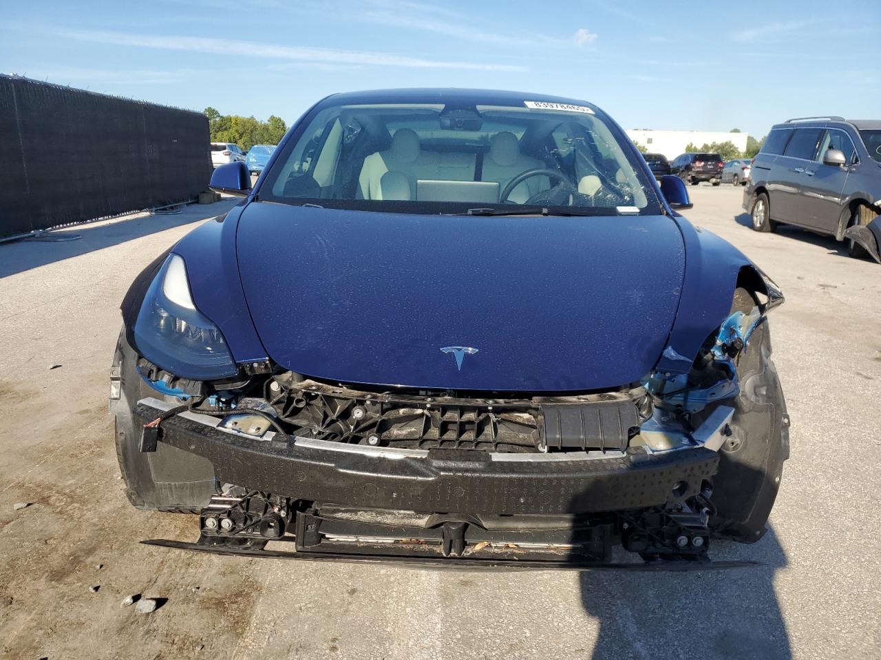 2023 Tesla Model 3 Синий vin: 5YJ3E1EA9PF587302
