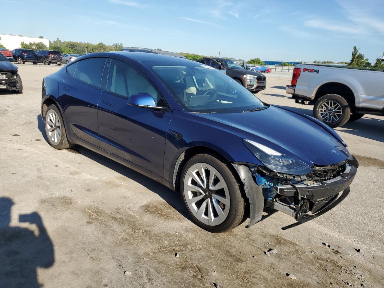 2023 Tesla Model 3 Синий vin: 5YJ3E1EA9PF587302