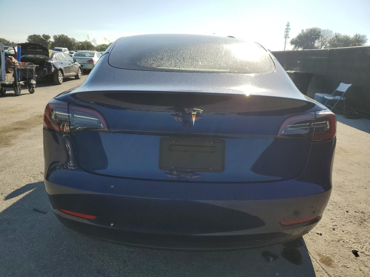 2023 Tesla Model 3 Синий vin: 5YJ3E1EA9PF587302