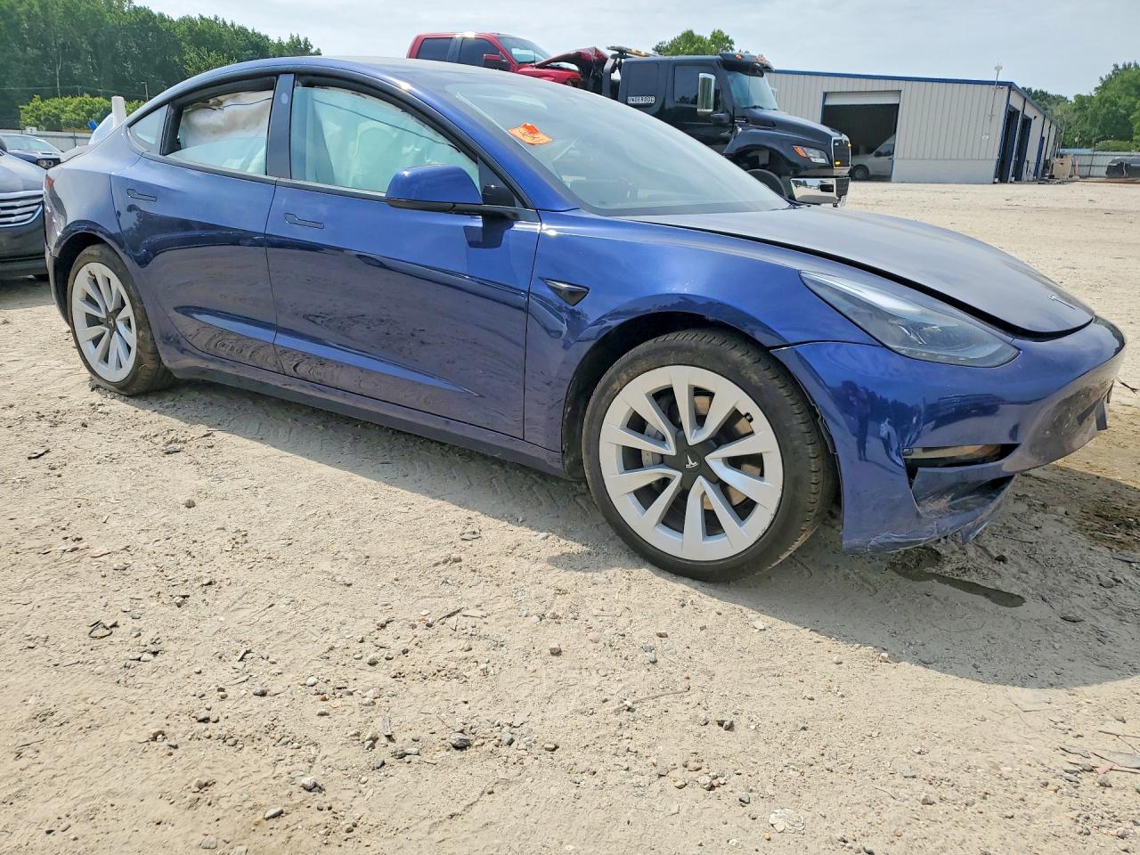 2023 Tesla Model 3 Blue vin: 5YJ3E1EA9PF650592