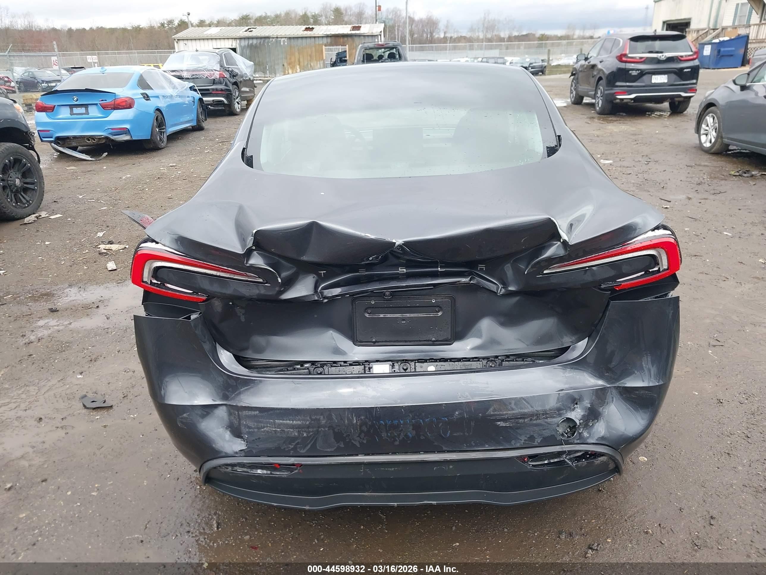 2025 Tesla Model 3 Long Range Rear-wheel Drive/standard Rear-wheel Drive Серый vin: 5YJ3E1EA9SF969936