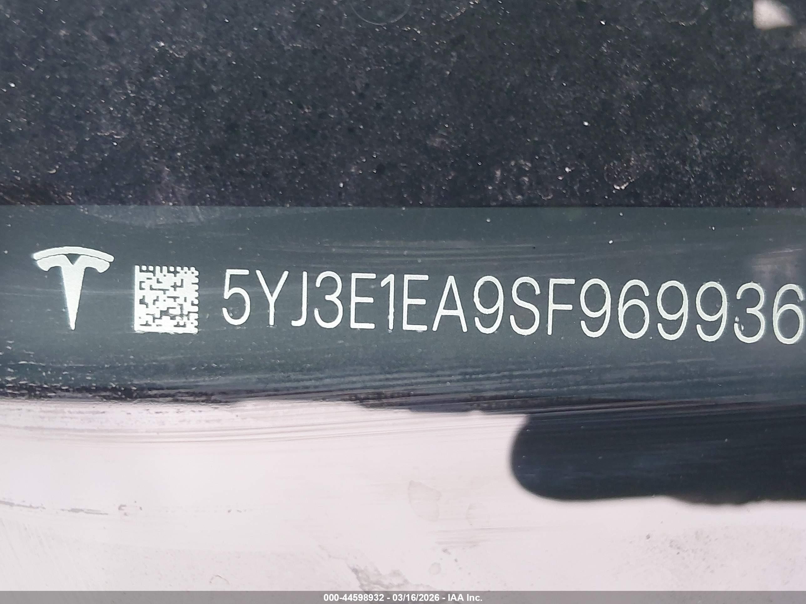 2025 Tesla Model 3 Long Range Rear-wheel Drive/standard Rear-wheel Drive Серый vin: 5YJ3E1EA9SF969936