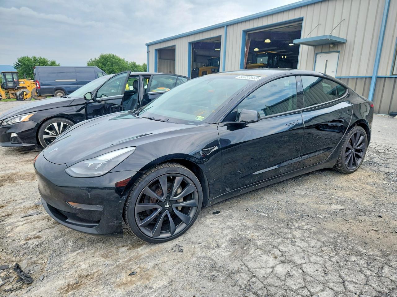 2021 Tesla Model 3 Black vin: 5YJ3E1EAXMF915144