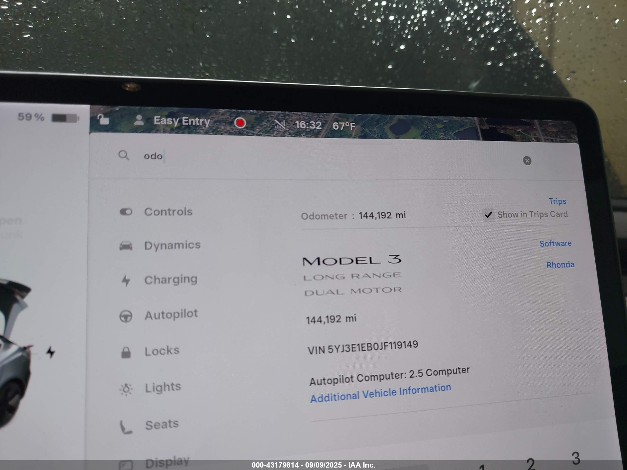 2018 Tesla Model 3 Long Range/performance Серый vin: 5YJ3E1EB0JF119149