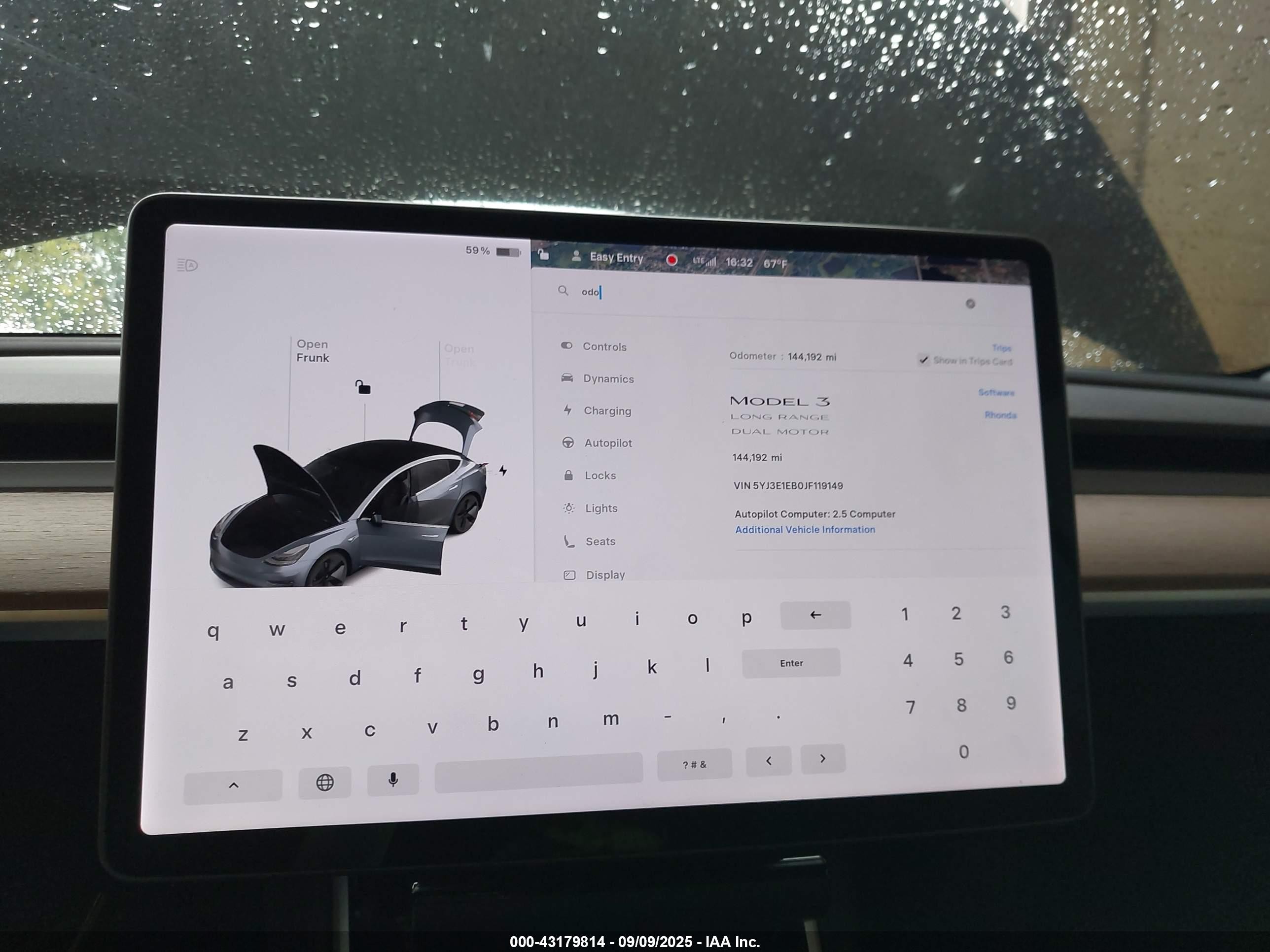 2018 Tesla Model 3 Long Range/performance Серый vin: 5YJ3E1EB0JF119149