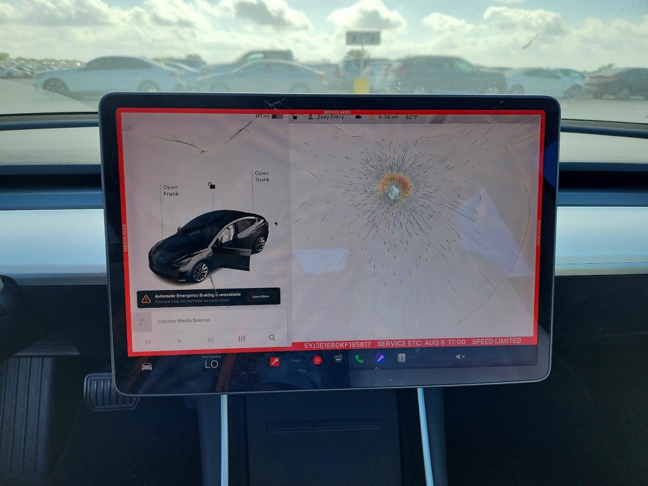2019 Tesla Model 3 Black vin: 5YJ3E1EB0KF195617