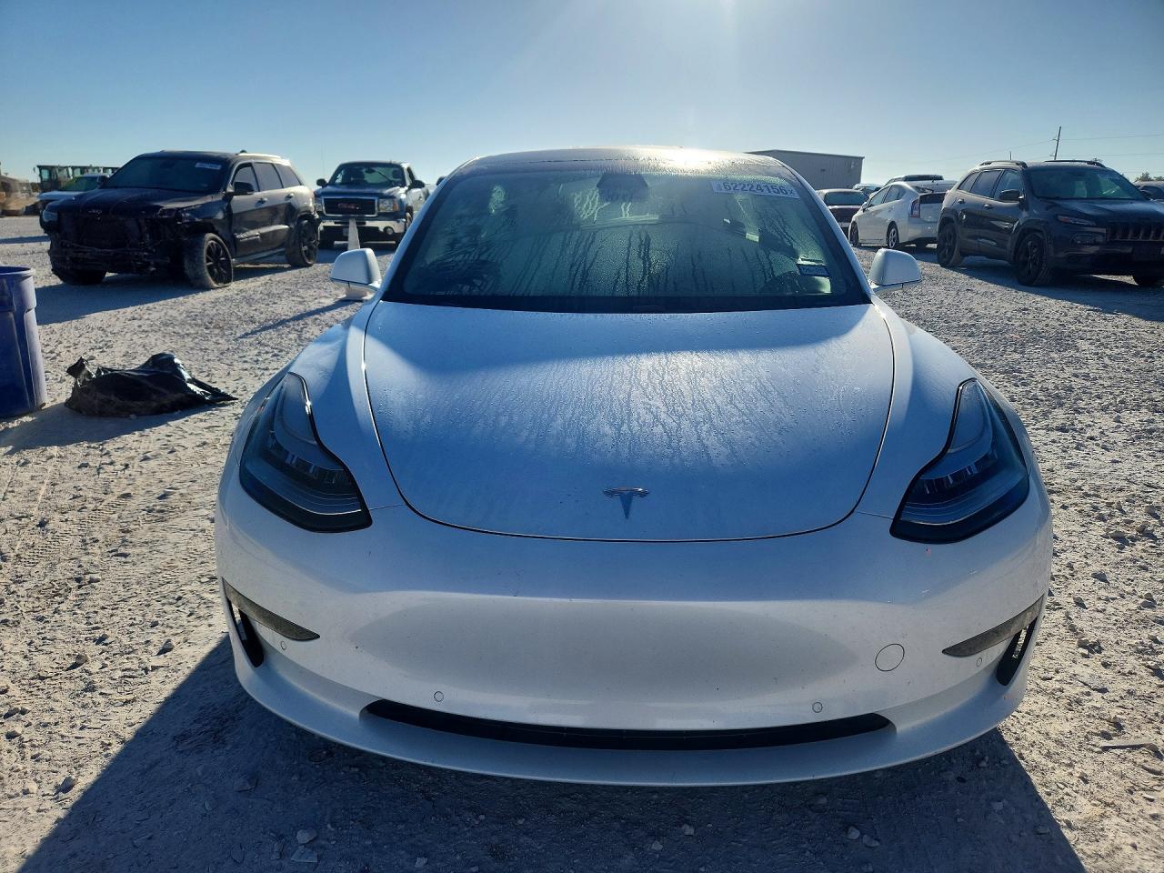 2020 Tesla Model 3 White vin: 5YJ3E1EB0LF640343