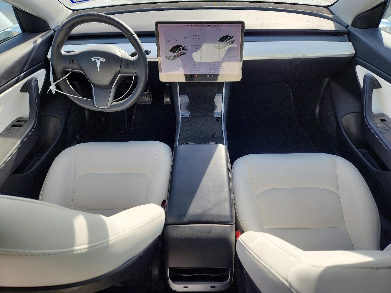 2020 Tesla Model 3 White vin: 5YJ3E1EB0LF640343