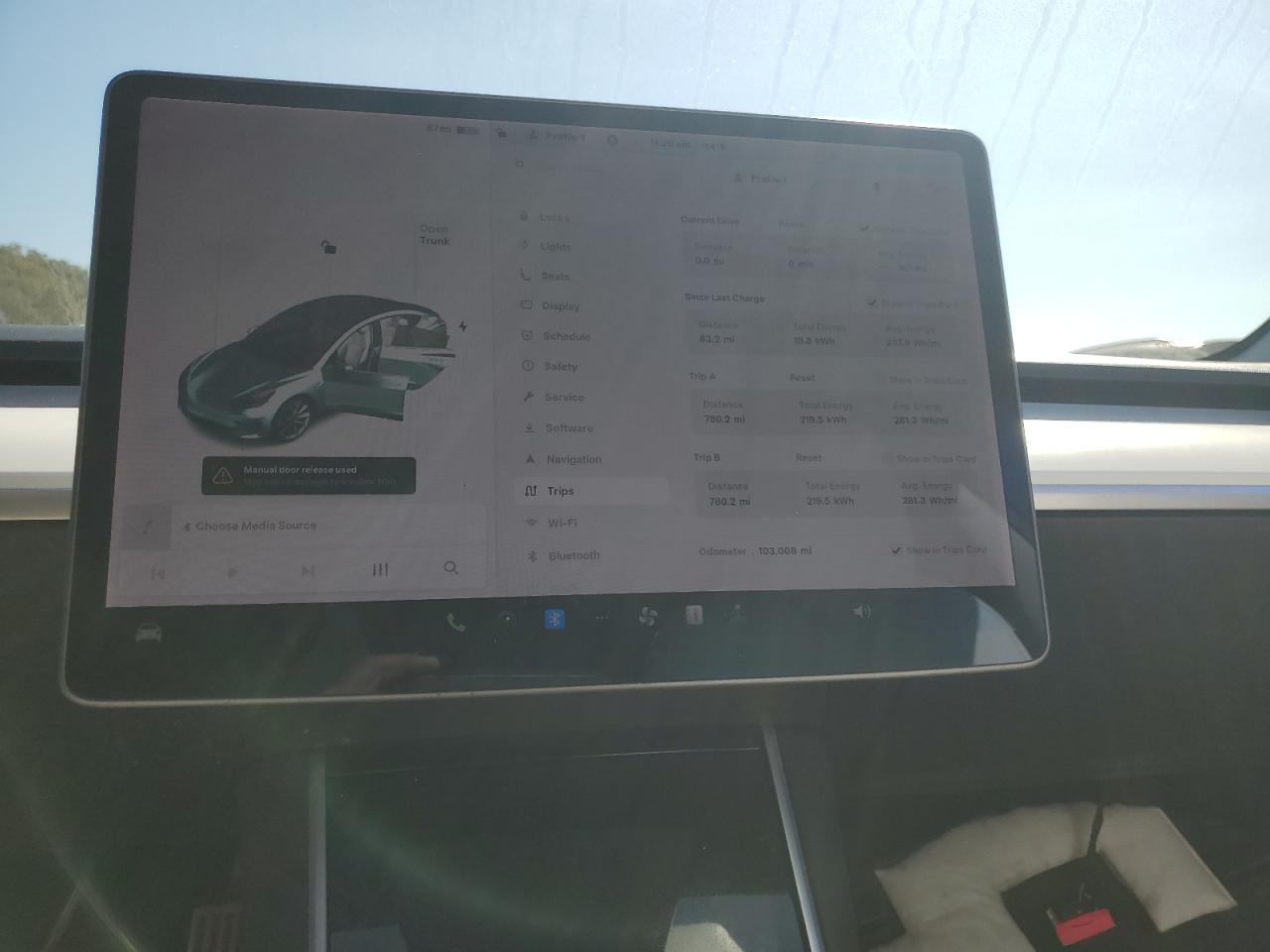 2018 Tesla Model 3 Синий vin: 5YJ3E1EB1JF135408