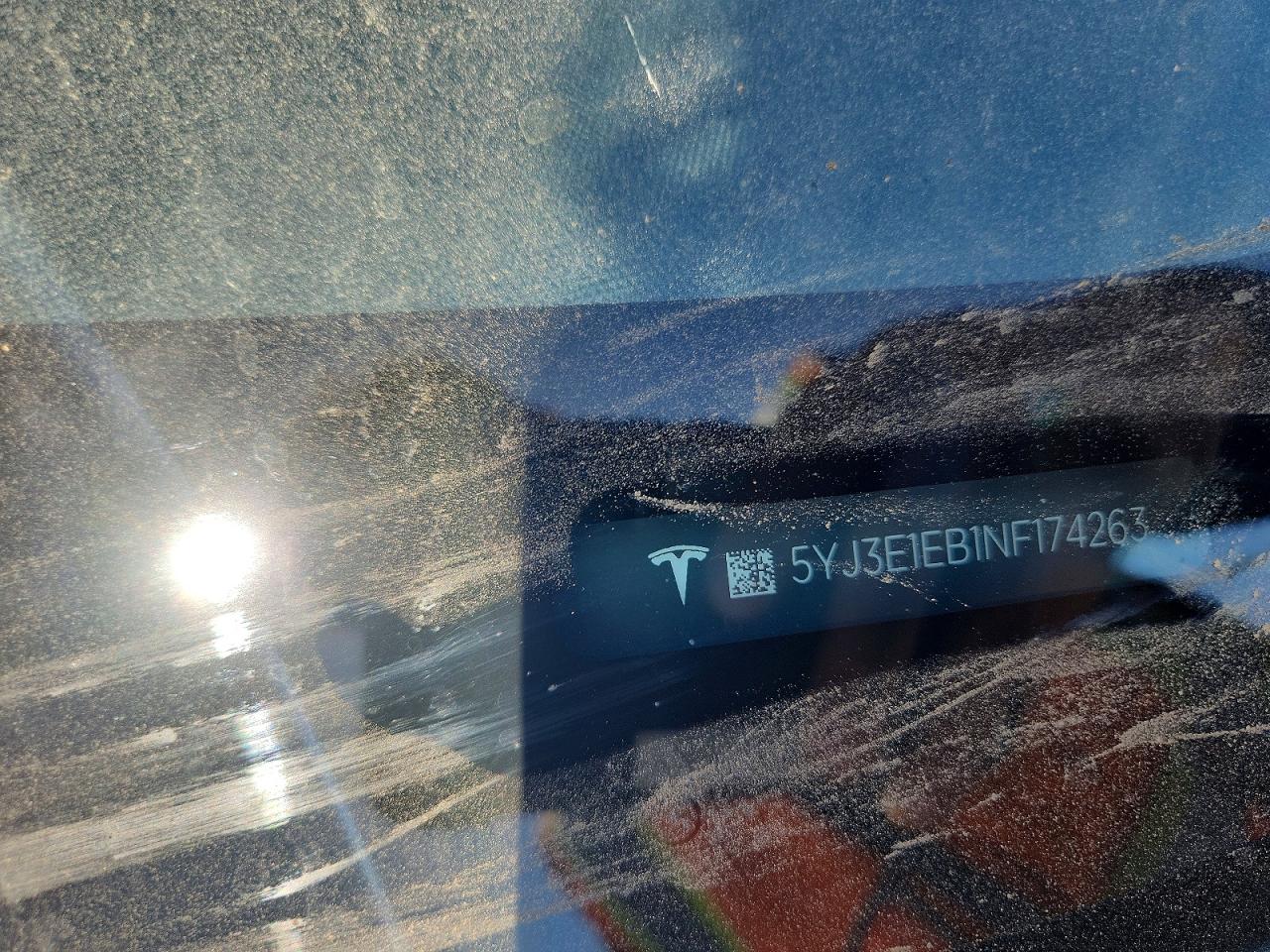 2022 Tesla Model 3 Gray vin: 5YJ3E1EB1NF174263