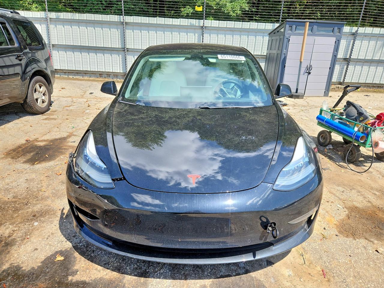 2018 Tesla Model 3 Black vin: 5YJ3E1EB2JF171074