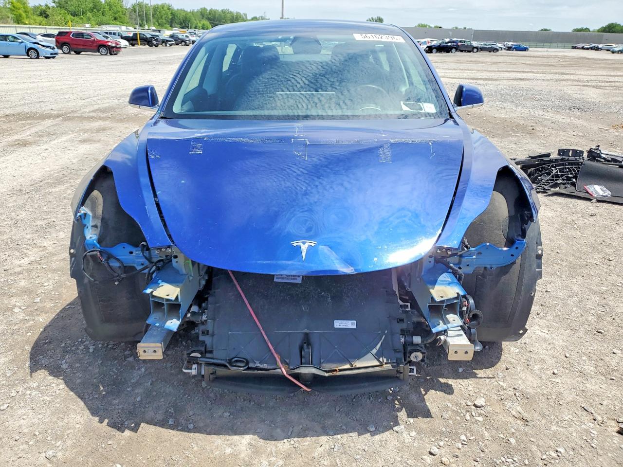 2020 Tesla Model 3 Blue vin: 5YJ3E1EB2LF783097