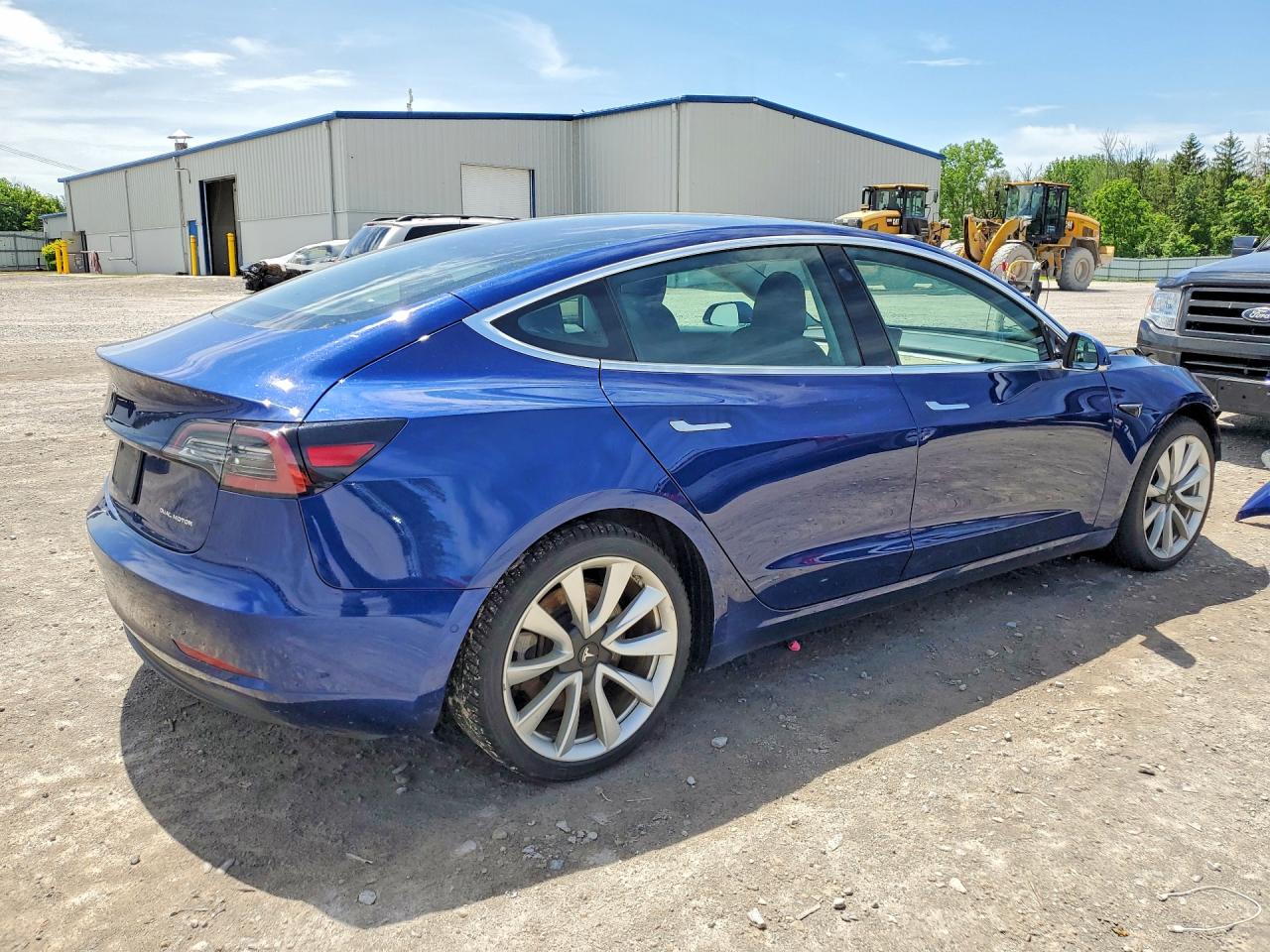 2020 Tesla Model 3 Blue vin: 5YJ3E1EB2LF783097
