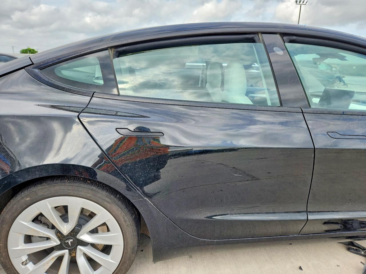 2022 Tesla Model 3 Black vin: 5YJ3E1EB2NF163451